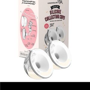 Silicone Collection Cups - White